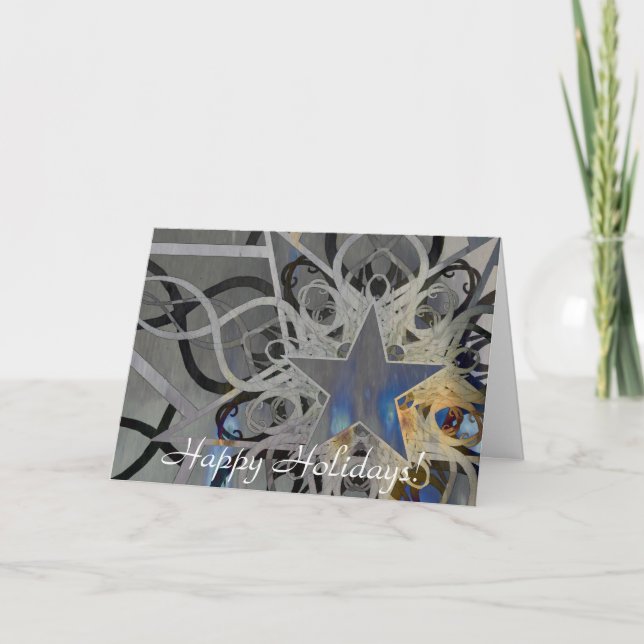 Kort för silverstjärnahelgdag (Framsida)