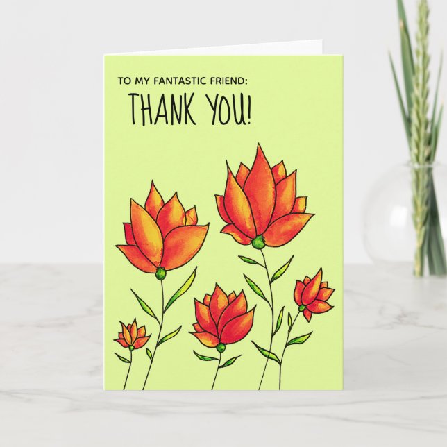 Kort för sjuksköterskekort för Tack (Framsida)