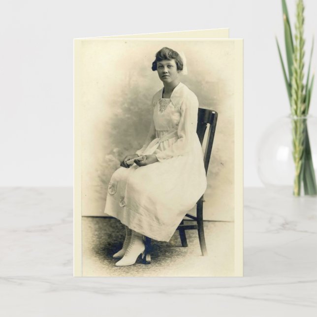 Kort för sjuksköterskor med Student (Framsida)