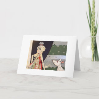 Kort för skälmskt naturväxengåvahälsning