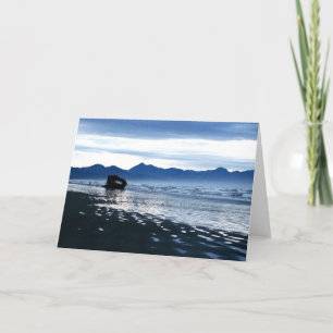 Kort för skeppsbrottblåttstrand