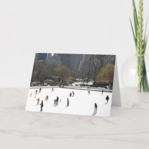 Kort för skridskoåkningCentral Park hälsning