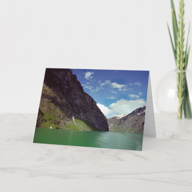 Kort för smaragdFjorddröm (Framsida)