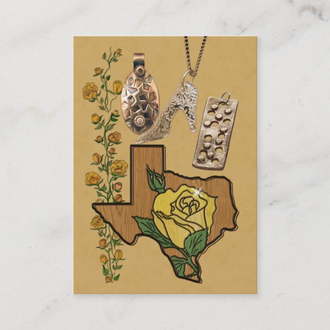 Kort för smyckenaffärsrabatt (Framsida)