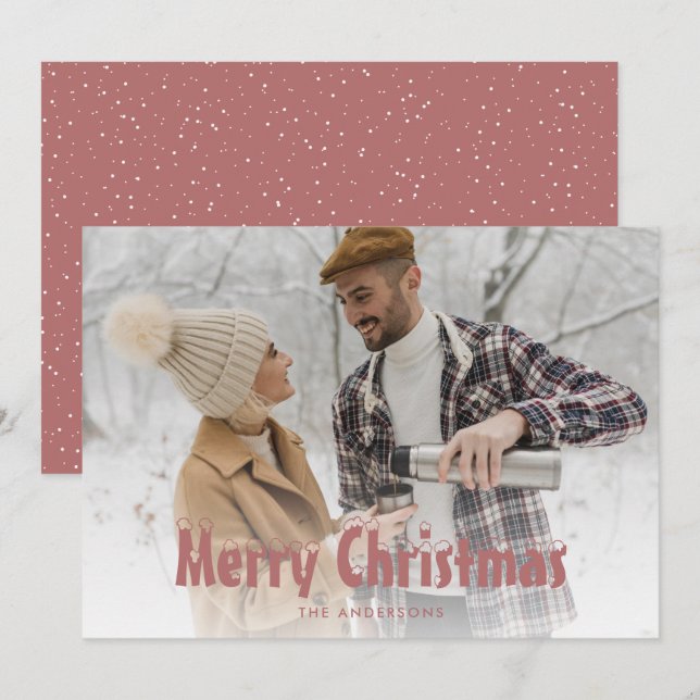  kort för solljus-God jul (Fram/baksida)