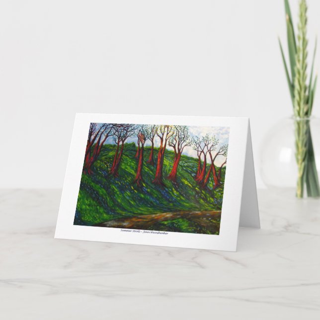 KORT för sommarpromenadHÄLSNING (Framsida)