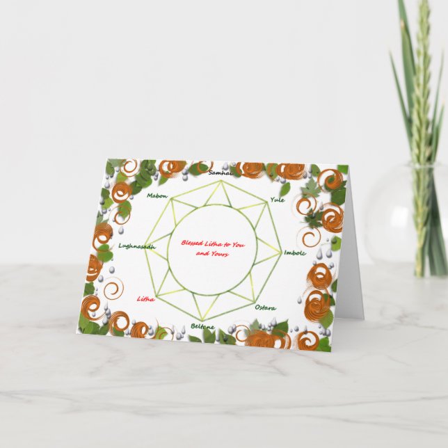 Kort för sommarSolsticehälsning (Framsida)