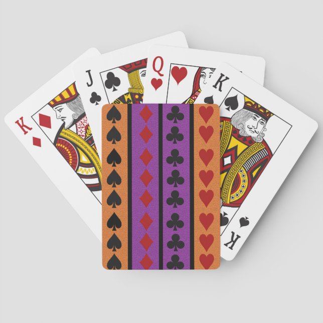 Kort för spel i kortspelare casinokort (Baksidan)