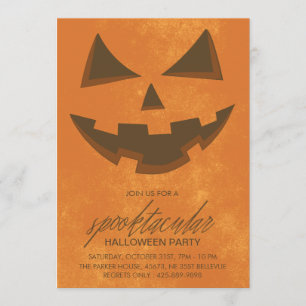 Kort för Spooktacular halloween festinbjudan