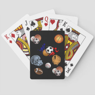 Kort för sportuppspelningskort casinokort