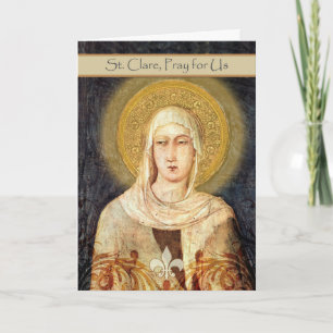Kort för St Clare, Franciscan