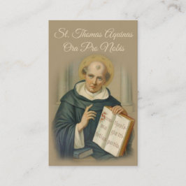KORT FÖR ST THOMAS AQUINAS BÖNHELIGA