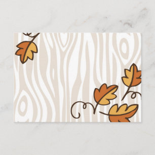 Kort för ställe för thanksgivingmiddagbord