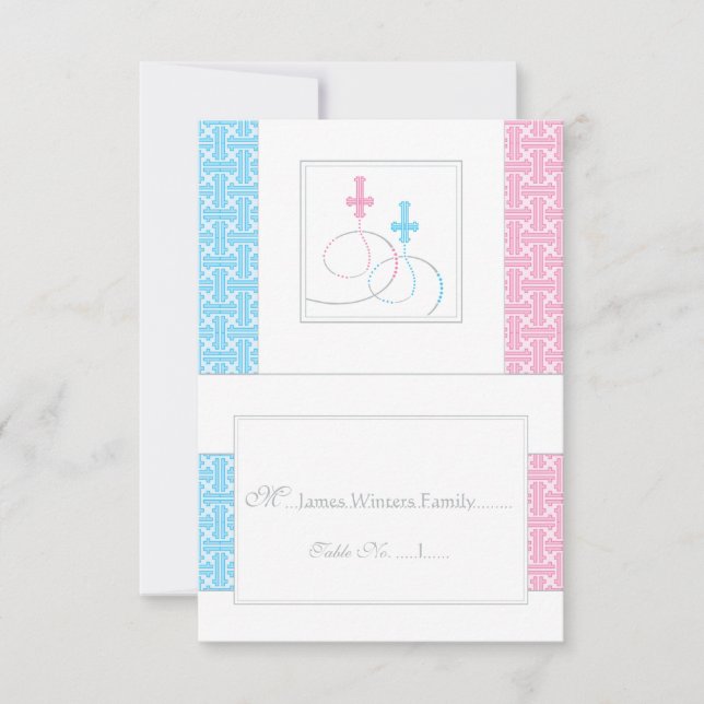 Kort | för ställe för twillingardopbord som du (Framsida)