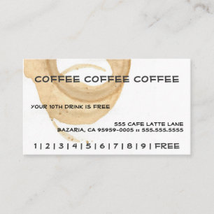 Kort för stansmaskin för kaffekaffekaffe