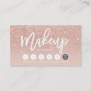 Kort för stansmaskin för Makeuptypografirodnad