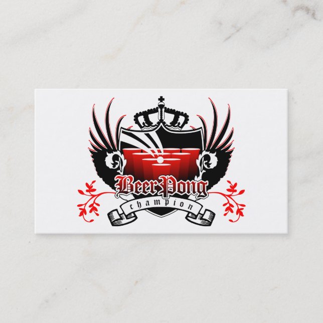 kort för stansmaskin för ölpongmästare (Framsida)