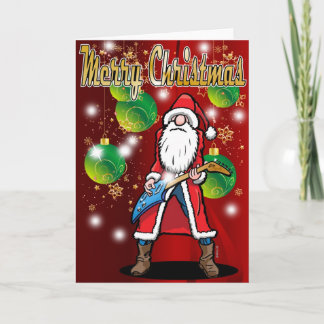 Kort för stengitarrSanta god jul