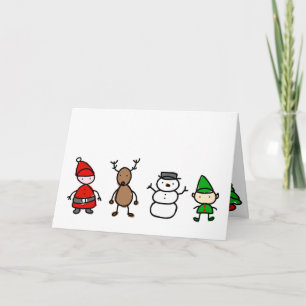 Kort för stil för julCuties unge