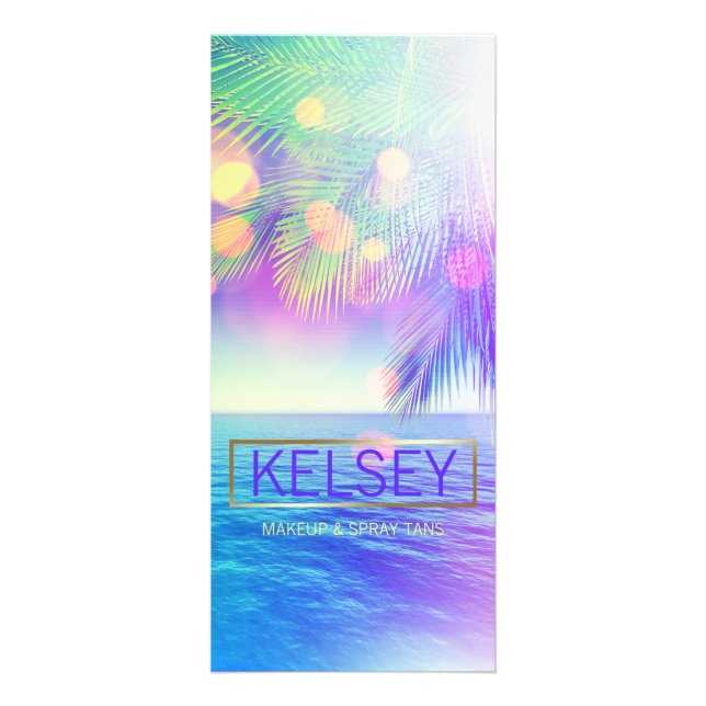 Kort för strålpunktpalmträdkugge (Framsidan)