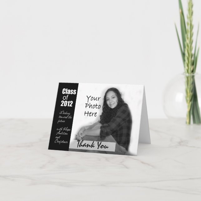 Kort för studentenfototack (Framsida)