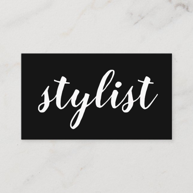 kort för stylistlojalitetstansmaskin (Framsida)