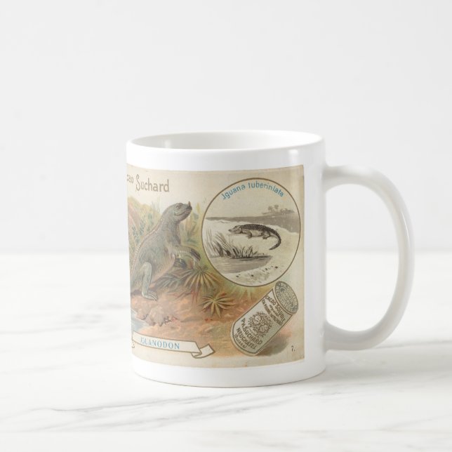 kort för suchardiguanodon 1895 kaffemugg (Höger)