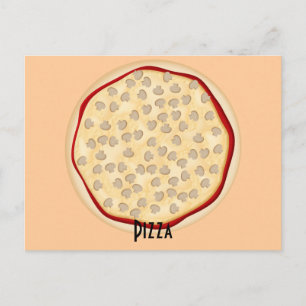 Kort för svampmottagning av Pizza