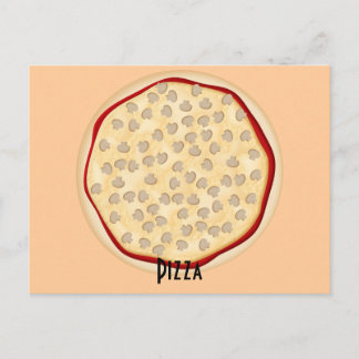 Kort för svampmottagning av Pizza