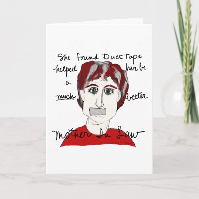 Kort för svärmorursäkthälsning… (Framsida)