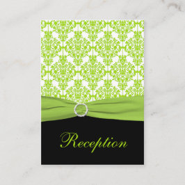 Kort för svart och limmad grön skugga