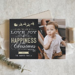 KORT FÖR SVART TAVLA FÖR VIT OCH FÖR GULD VIKT JUL<br><div class="desc">VIKT KORT FÖR KÄRLEK-,  GLÄDJE- & LYCKAJUL FOTO</div>