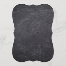 Kort för svart tavlapartyinbjudningar