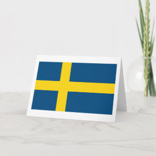 Kort för sverigeflaggahälsning