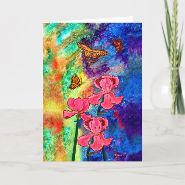 Kort för Swallowtail attraktionhälsning (Framsida)