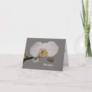 Kort för tack för Orchidblommasympati