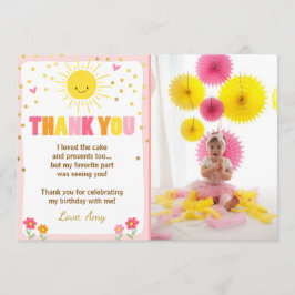 Kort för tack för solskenLemonadefödelsedag