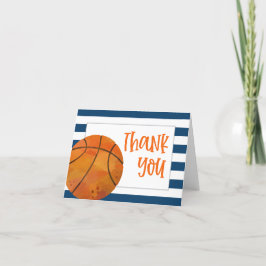 Kort för tacksamhet för basket