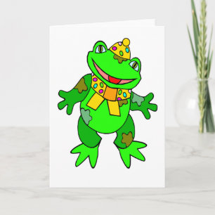 Kort för tecknadgrodafödelsedag