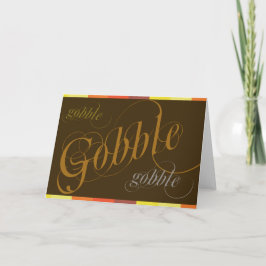 Kort för thanksgiving för kluckandekluckande