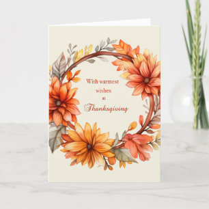 Kort för thanksgivingens välsignelser