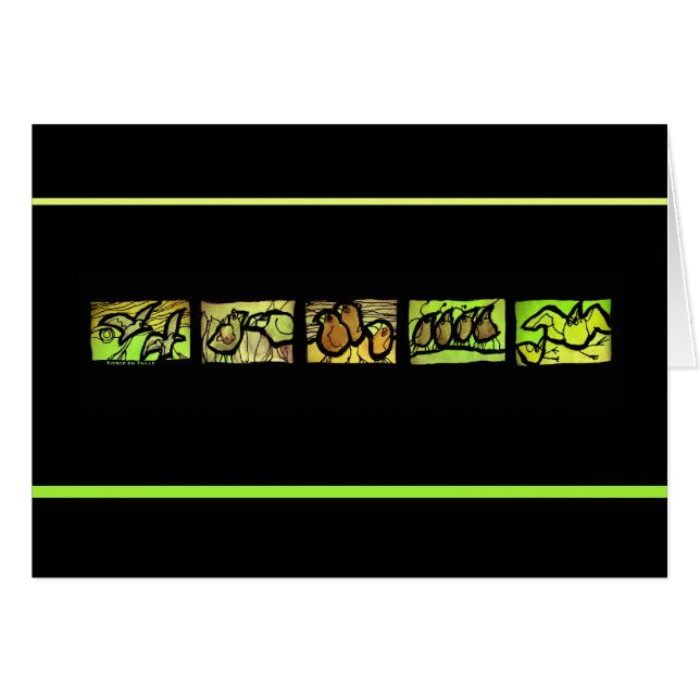 Kort för Tierceen Taille Vert (Framsidan Horizontal)