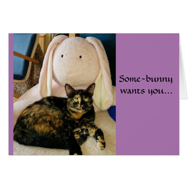 Kort för Tortie kattpåsk (Framsidan Horizontal)