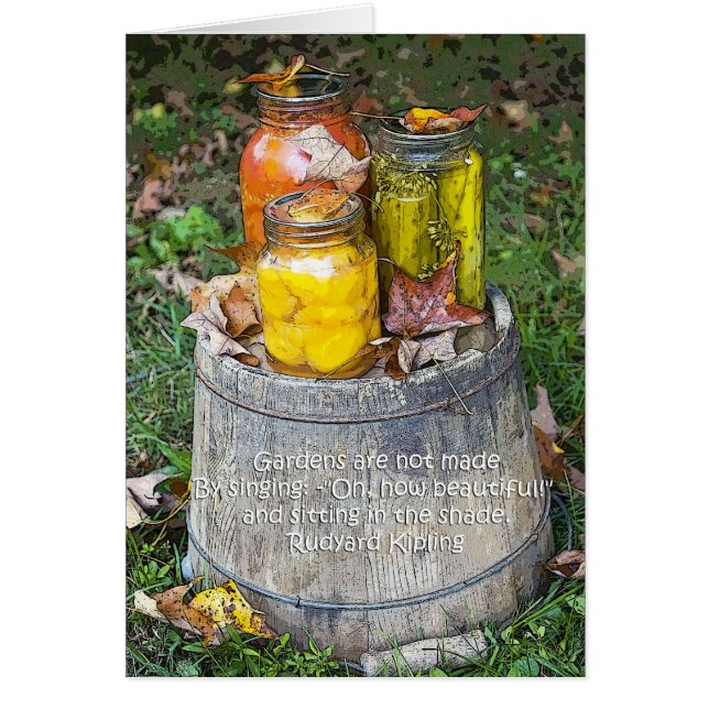 Kort för trädgårdsmästare (Framsidan)