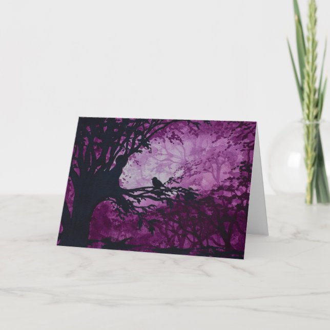 Kort för trädklättrarehälsning (Framsida)