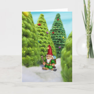 Kort för Trek för helgdag för Gnome för klirrklirr
