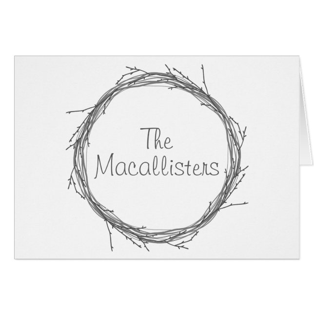 Kort för turkar och vinjetter (Framsidan Horizontal)