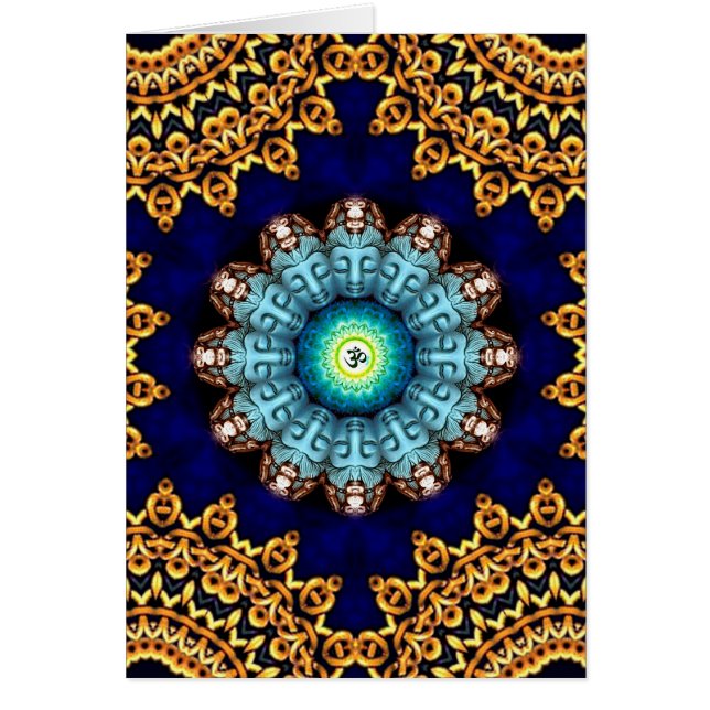 Kort för turkosOm Buddha (Framsidan)