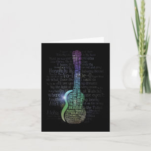 Kort för Ukulelehistoriehälsning