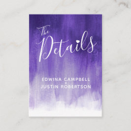 Kort för ultraviolett konsthölje i bröllop